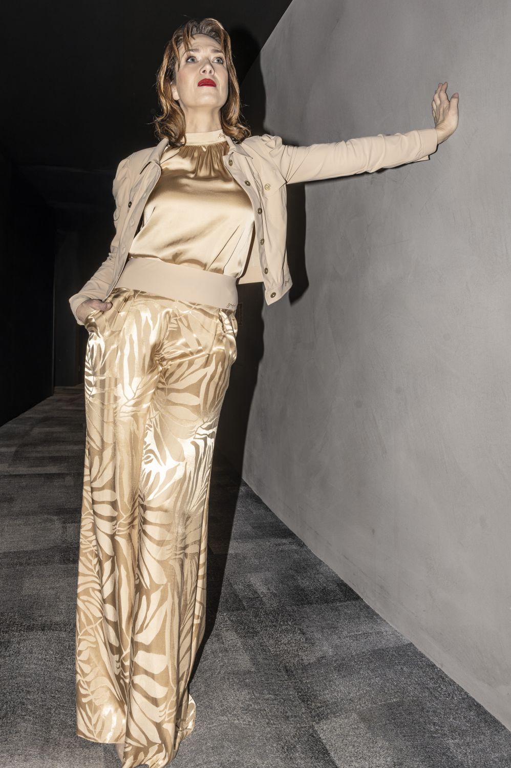 462-806 kalhotová sukně