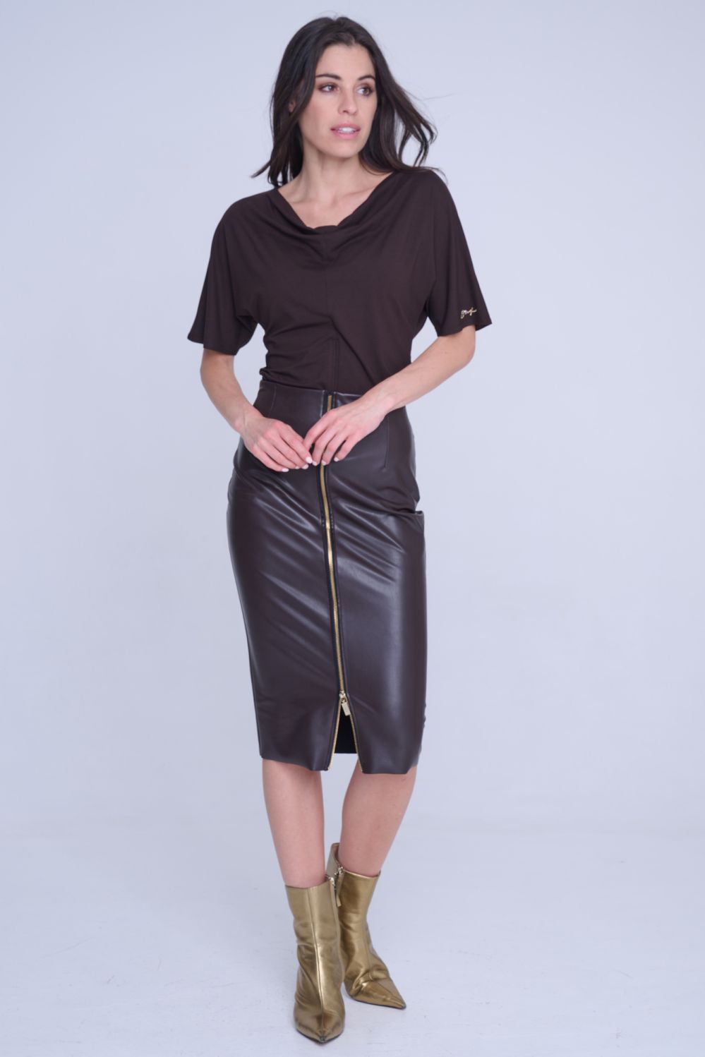 143-645B sukně se zipem