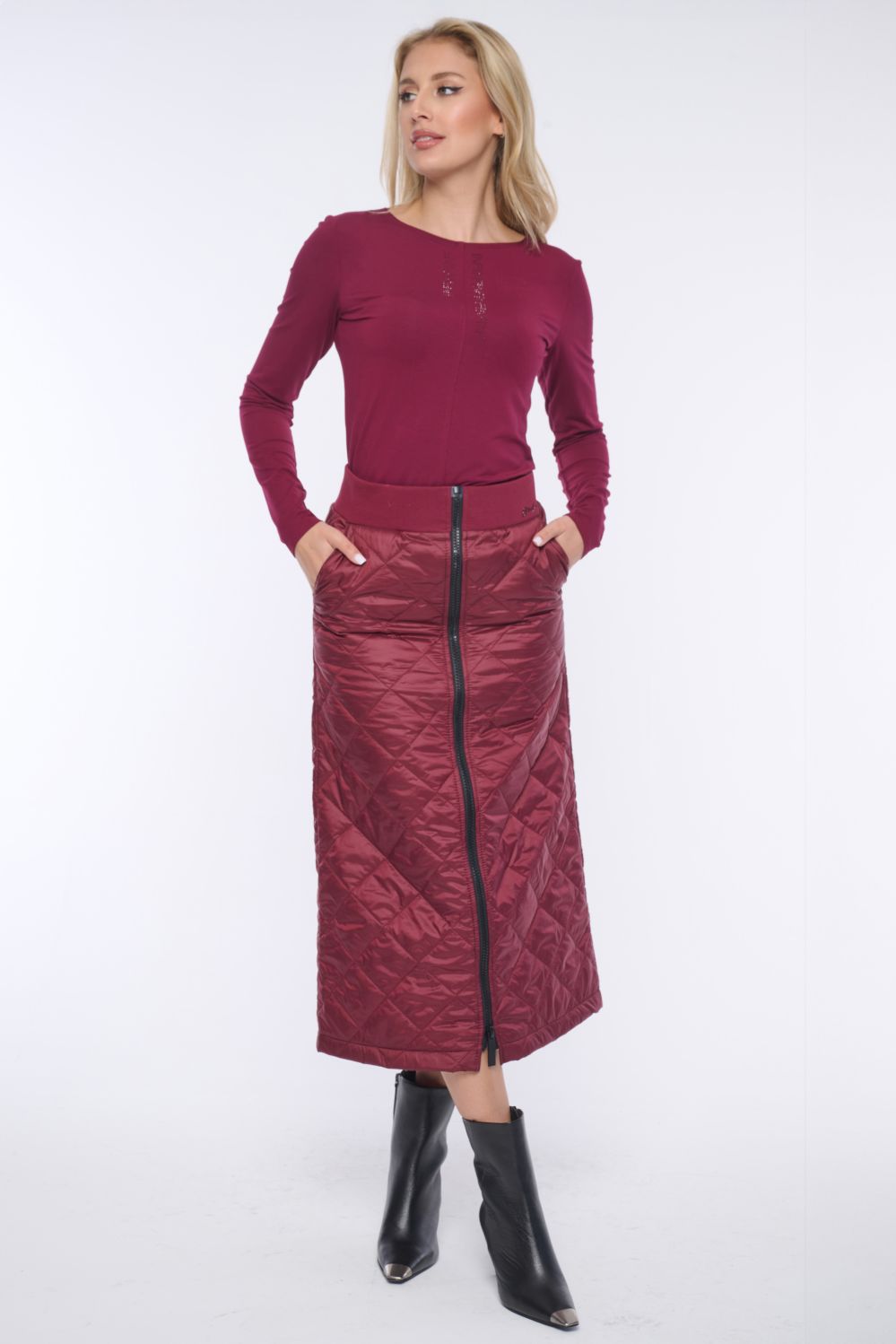 153-662D dlouhá sukně prošev