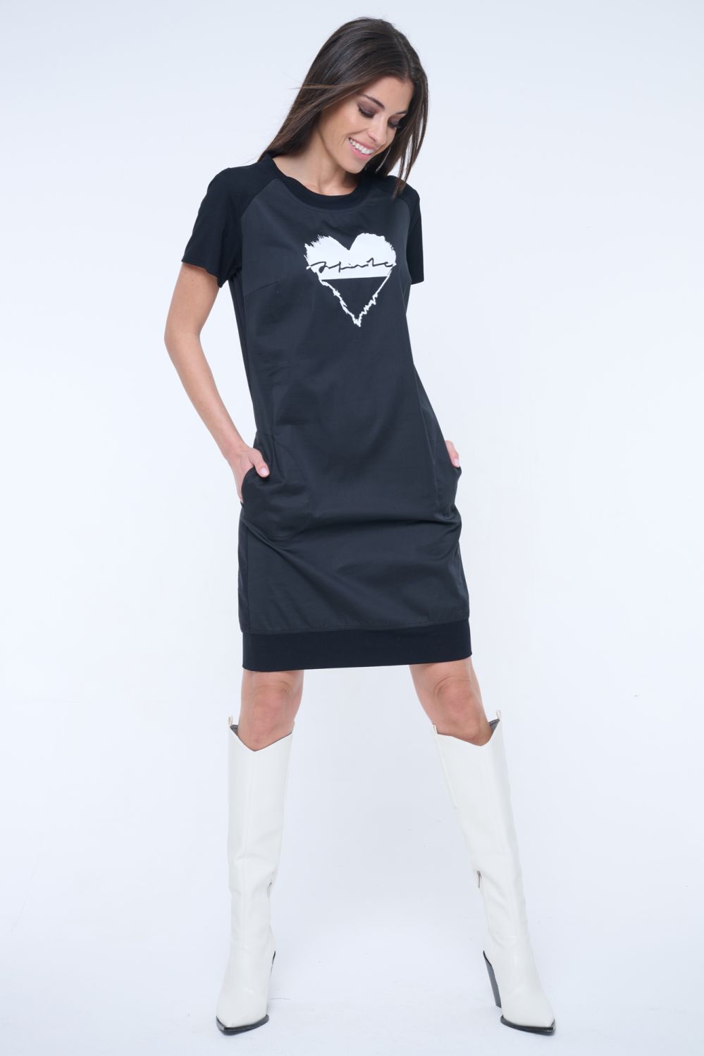 342-467 šaty s tiskem