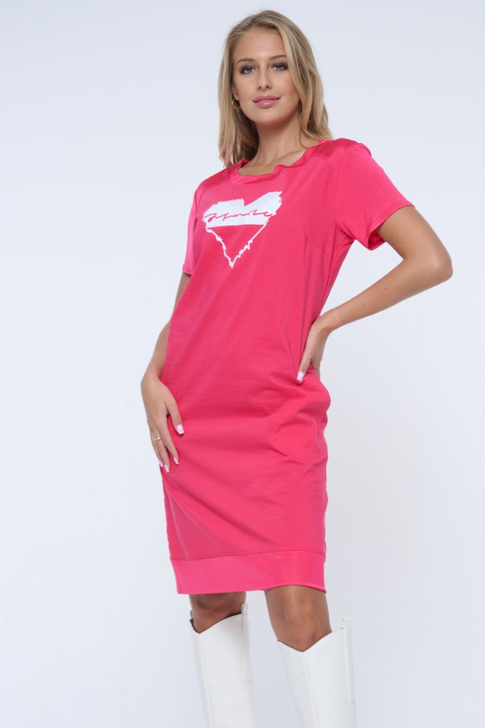 342-467 šaty s tiskem