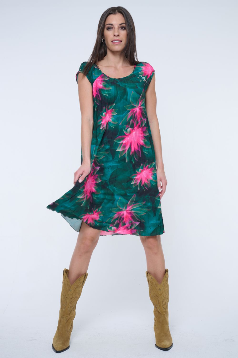 342-477A šaty plisé