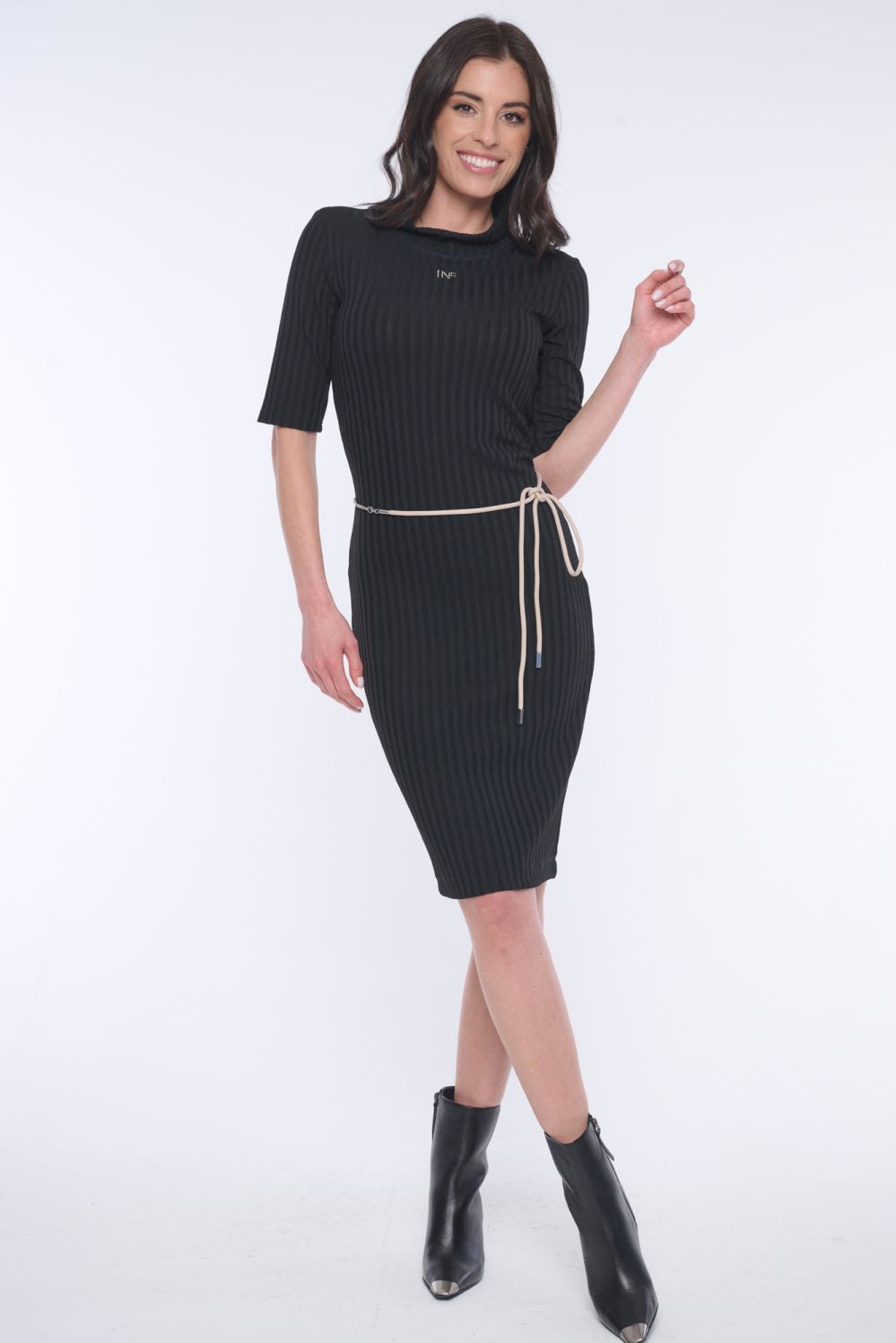 353-563 úplet kr. šaty s páskem