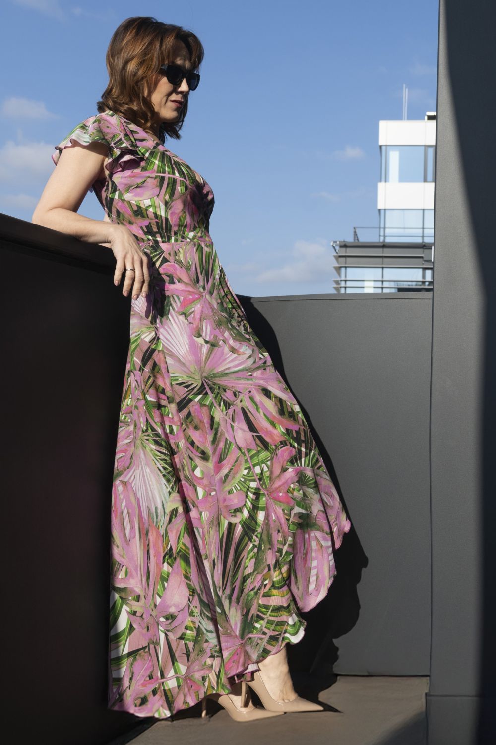 362-605A šaty dlouhé zavinovací