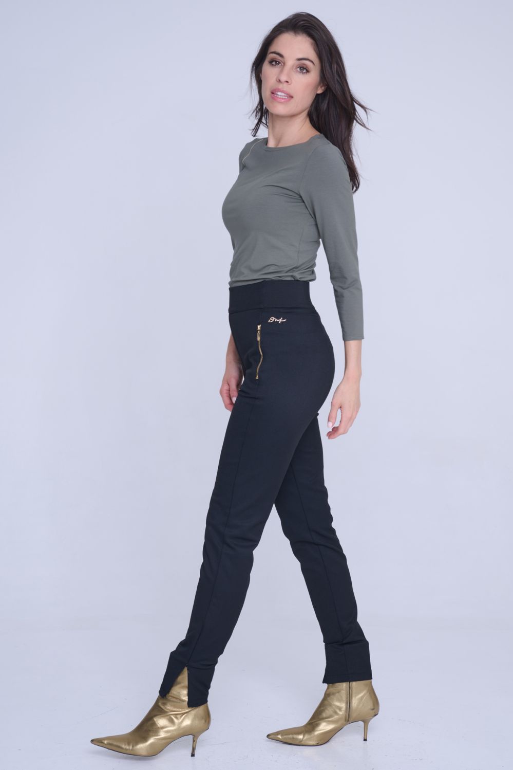 443-756A kalhoty se zipy