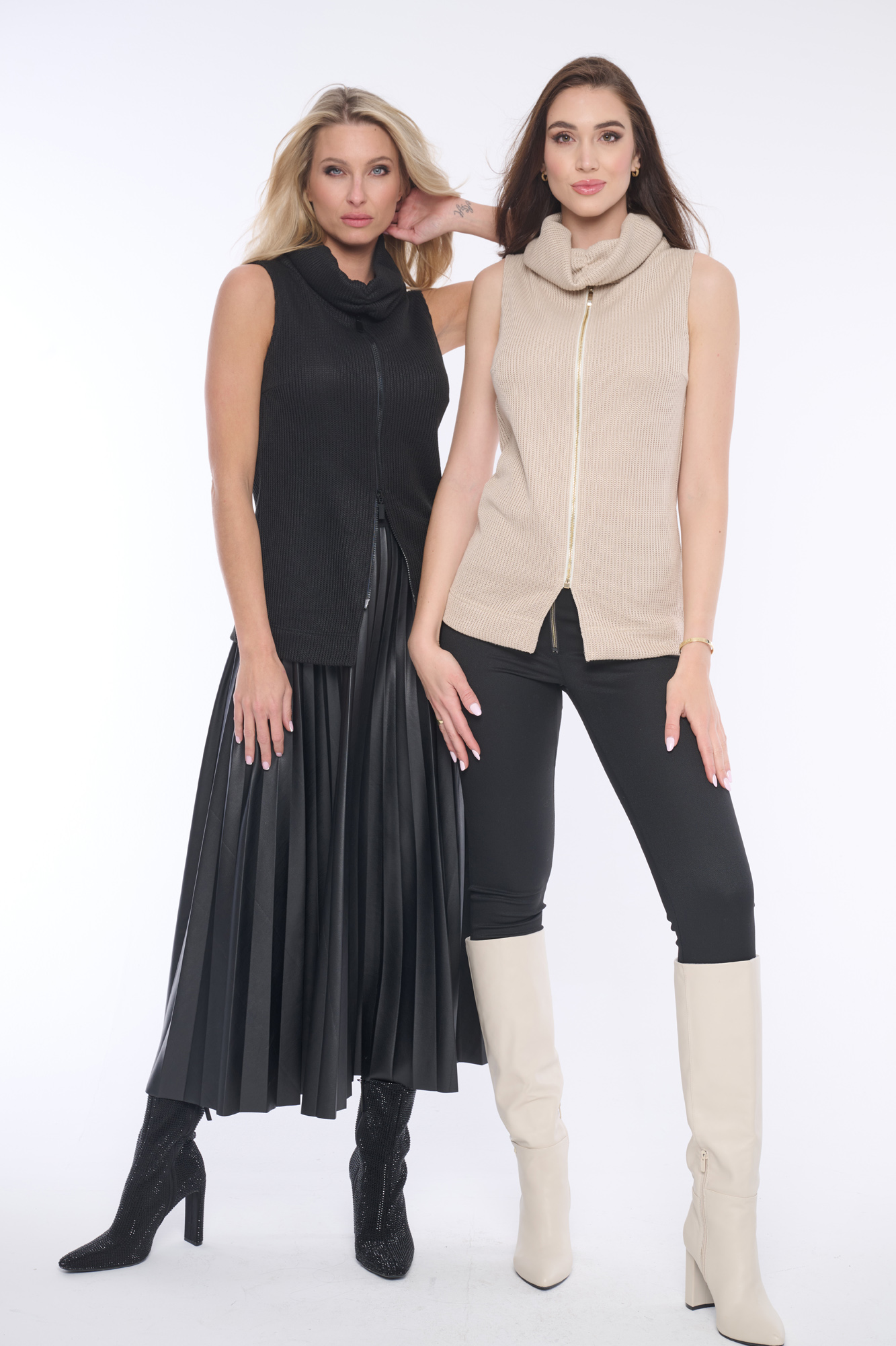 detail 154-665 sukně koženka plisé