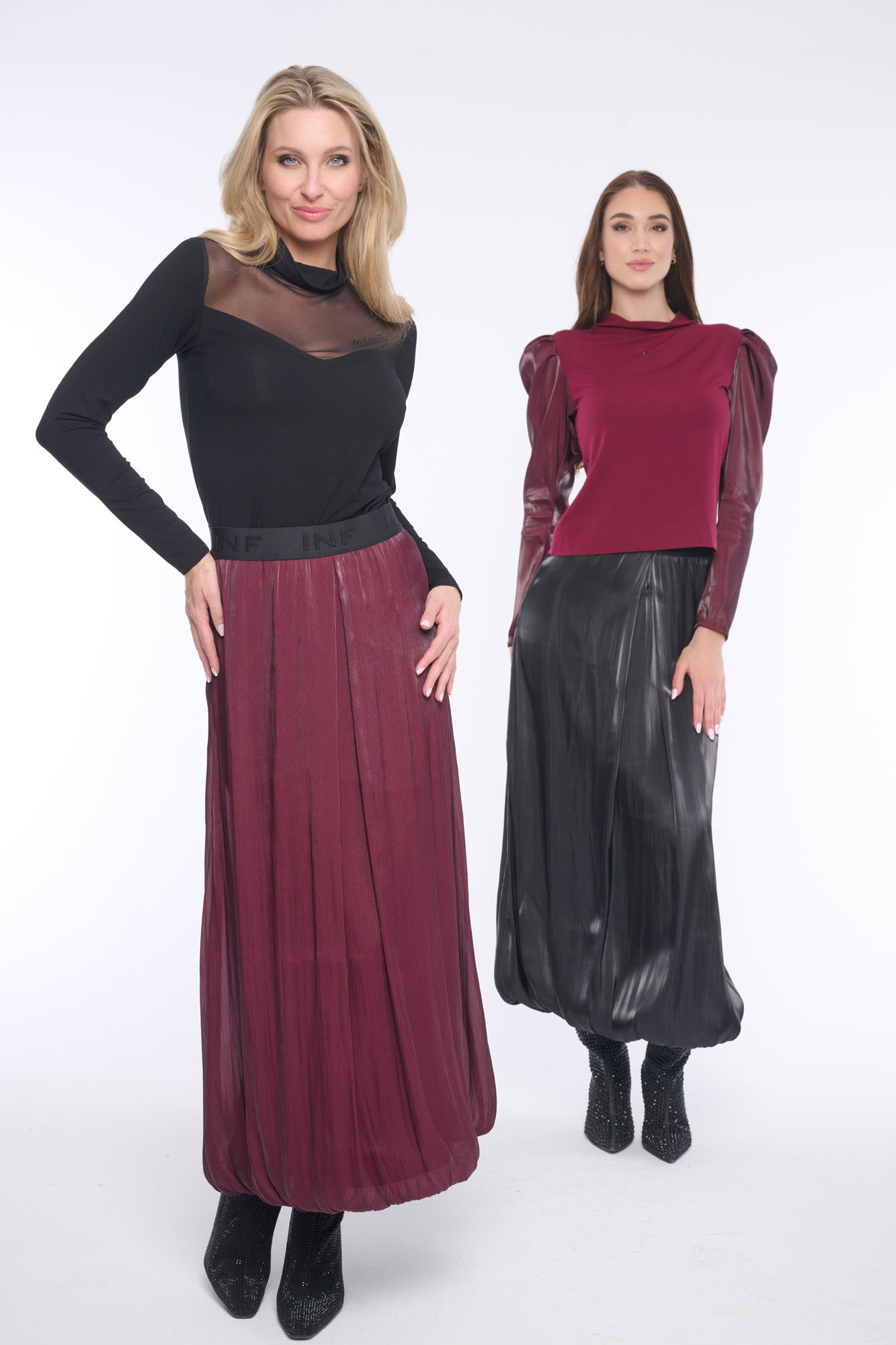 detail 154-666D sukně dlouhá balon