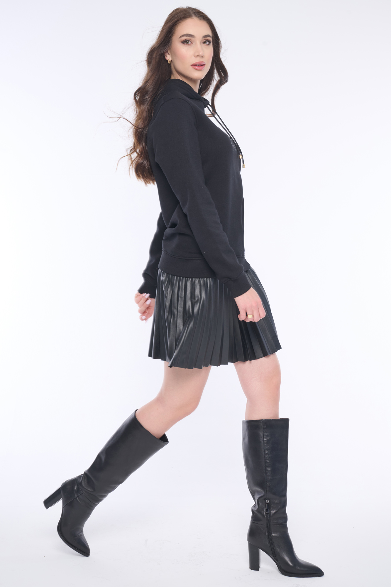 detail 154-667 krátká sukně plisé