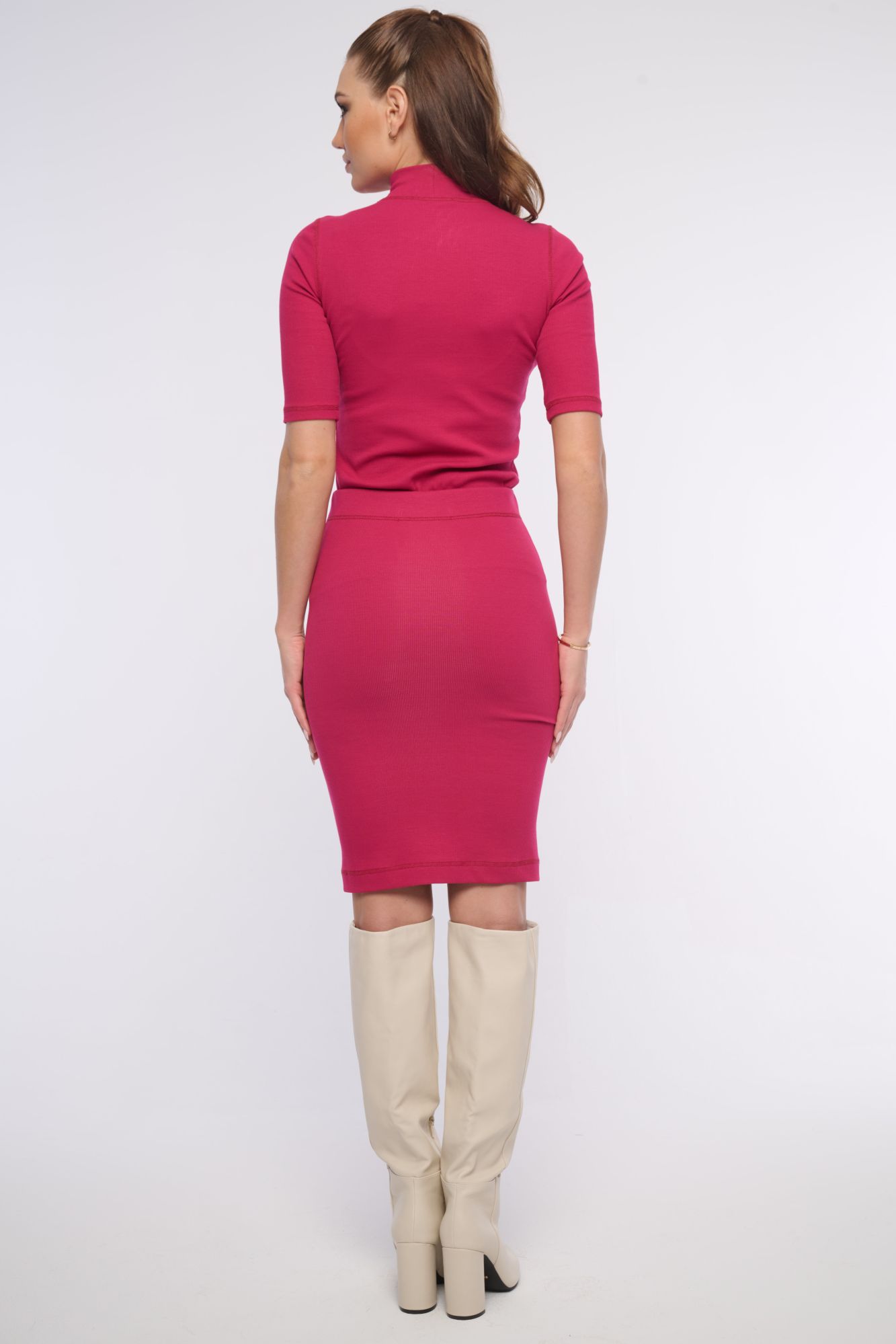 detail 161-672K sukně krátká žebrová