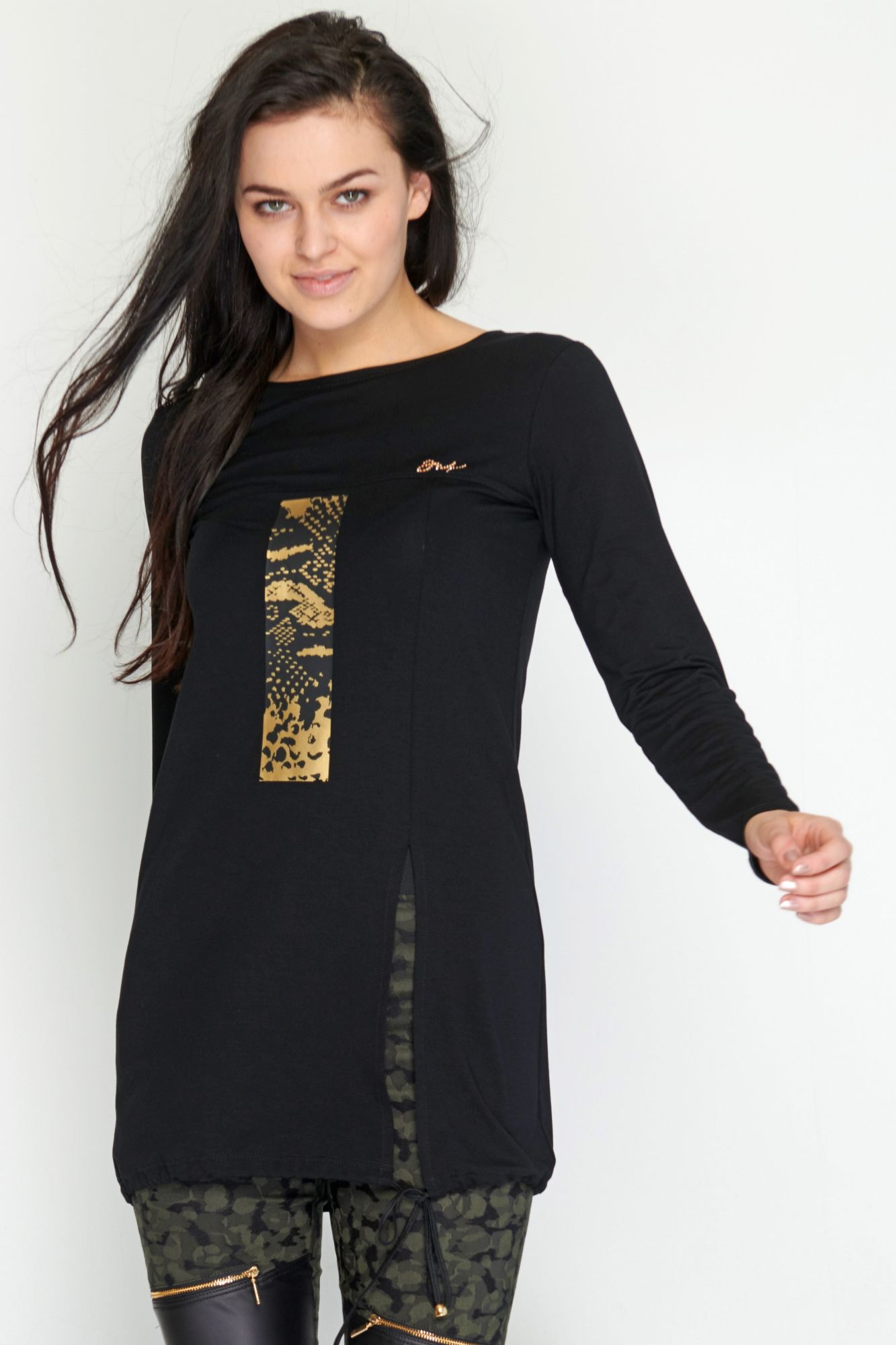 detail 214-523 triko dl. s tiskem