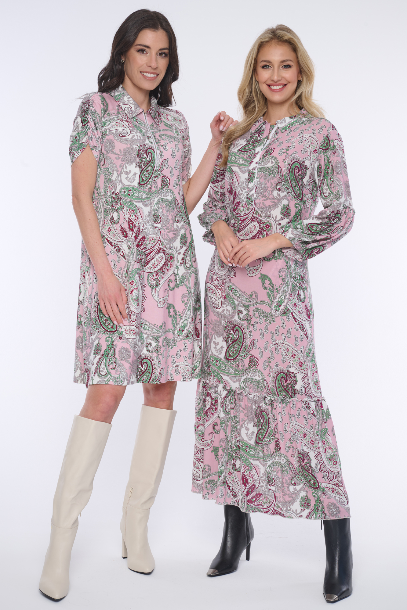 detail 353-558A úplet košilové šaty do 