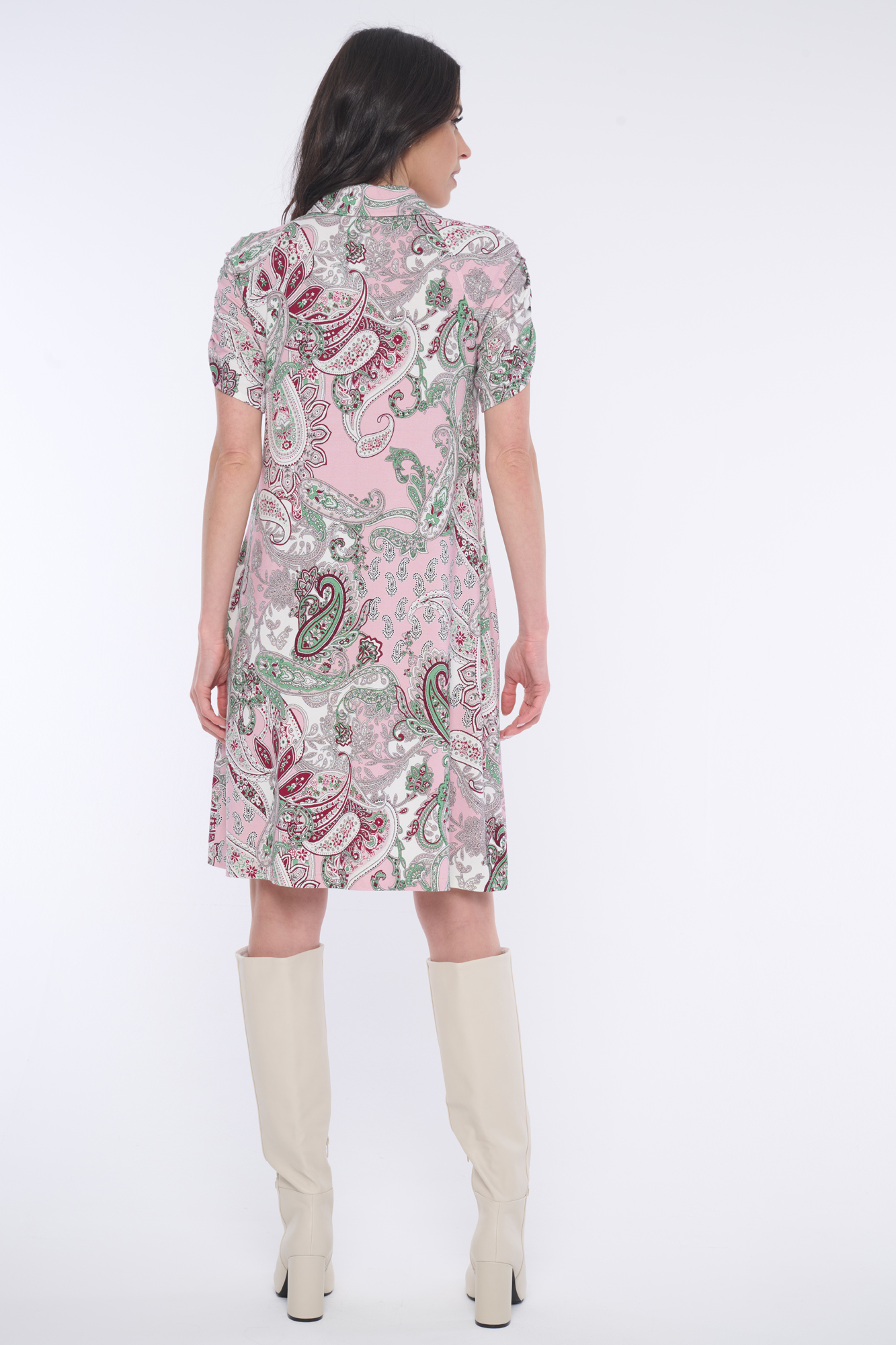 detail 353-558A úplet košilové šaty do 