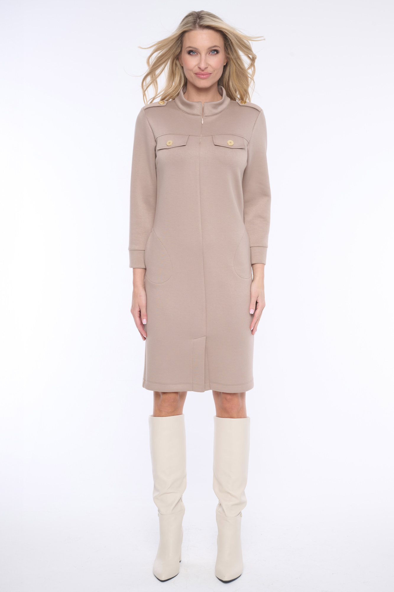 detail 354-574K kancelářské šaty