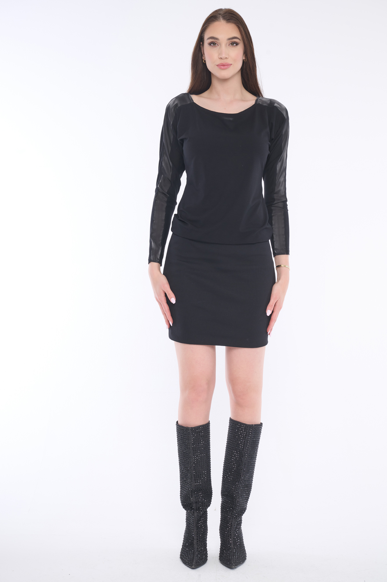 detail 354-576 šaty s podkasem