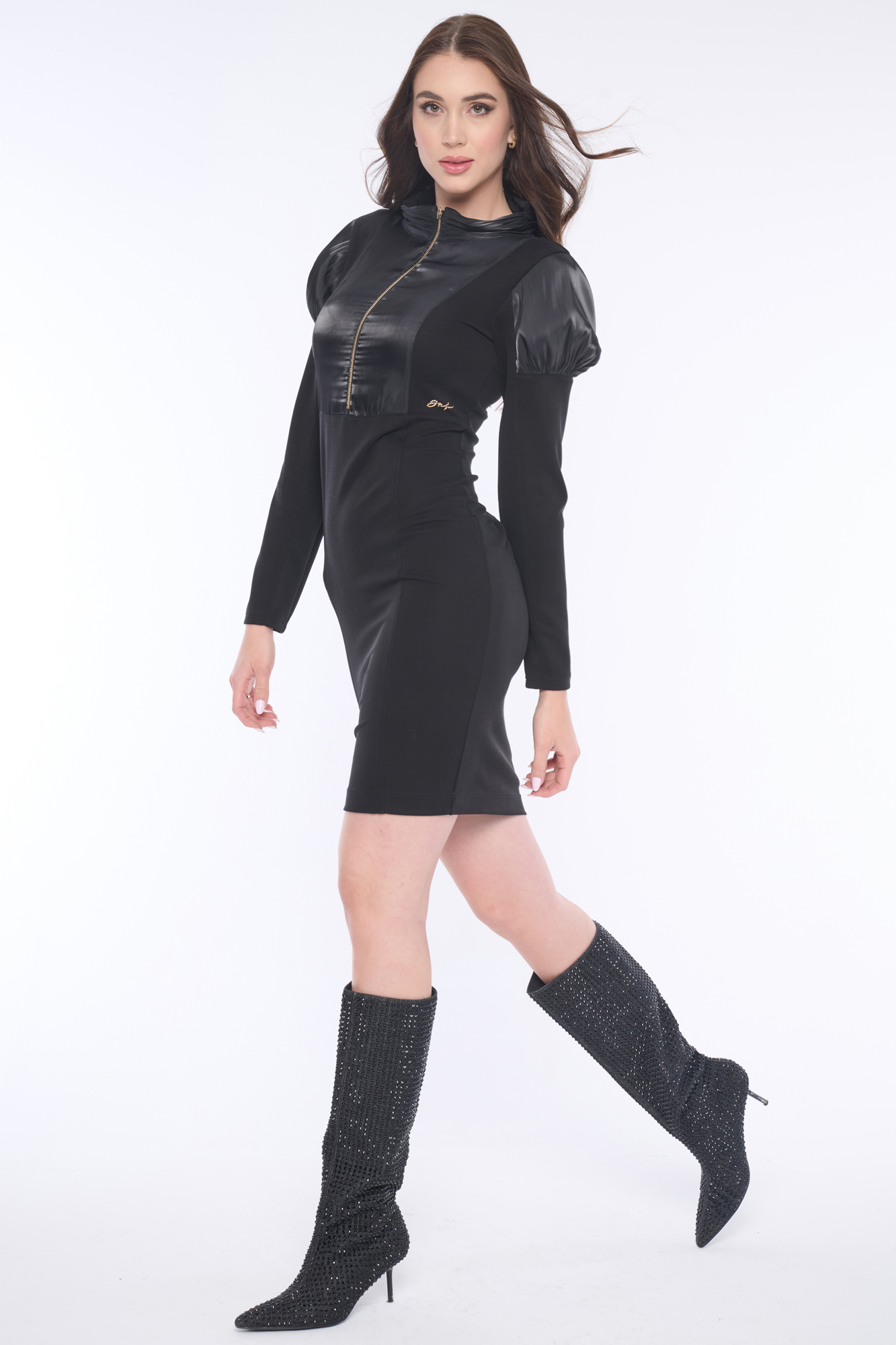 detail 354-577 kancelářské šaty