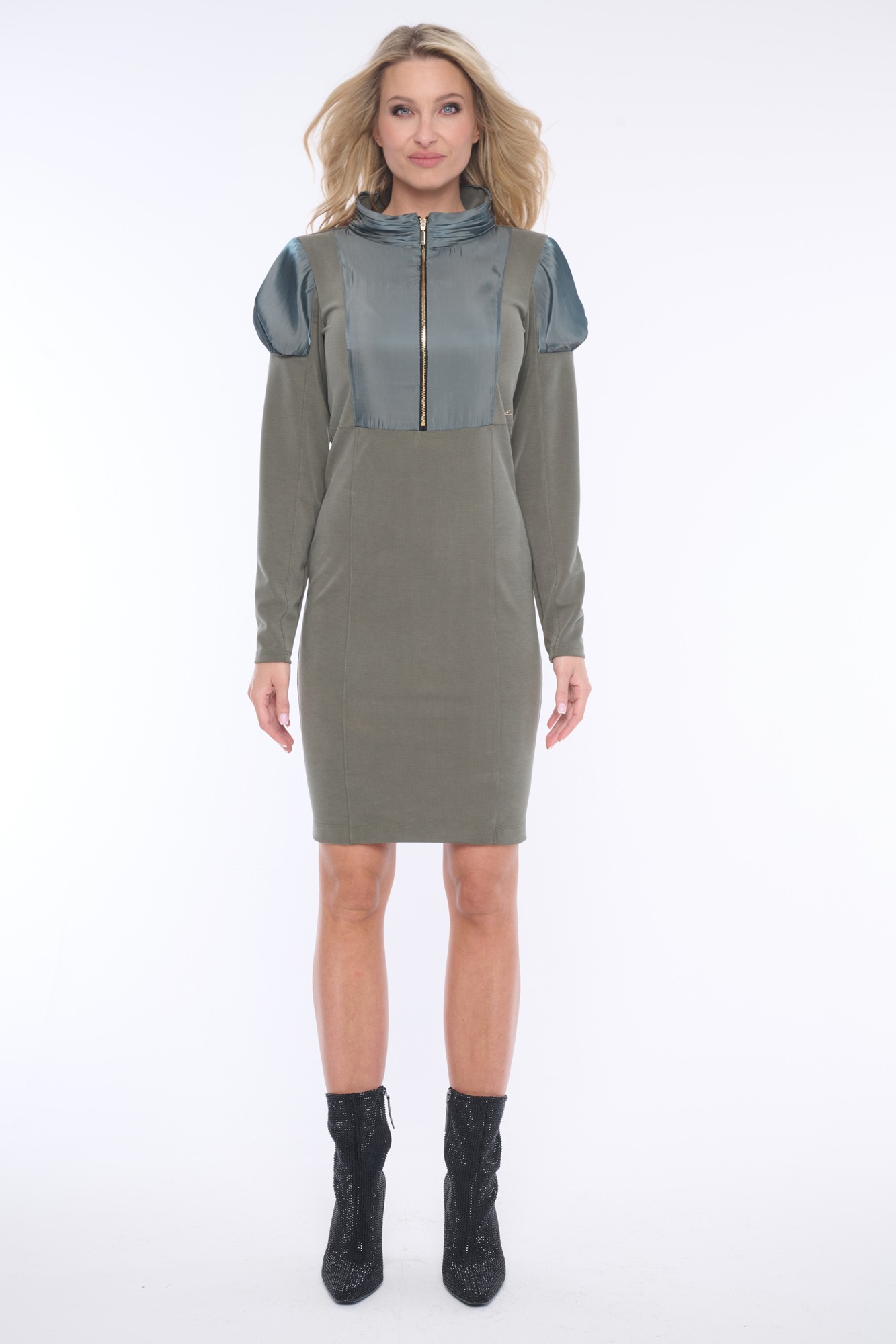 detail 354-577 kancelářské šaty