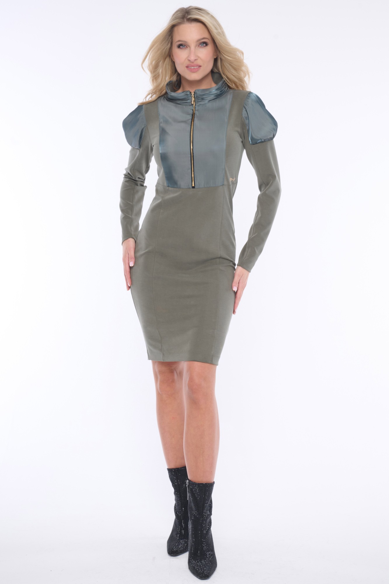 detail 354-577 kancelářské šaty