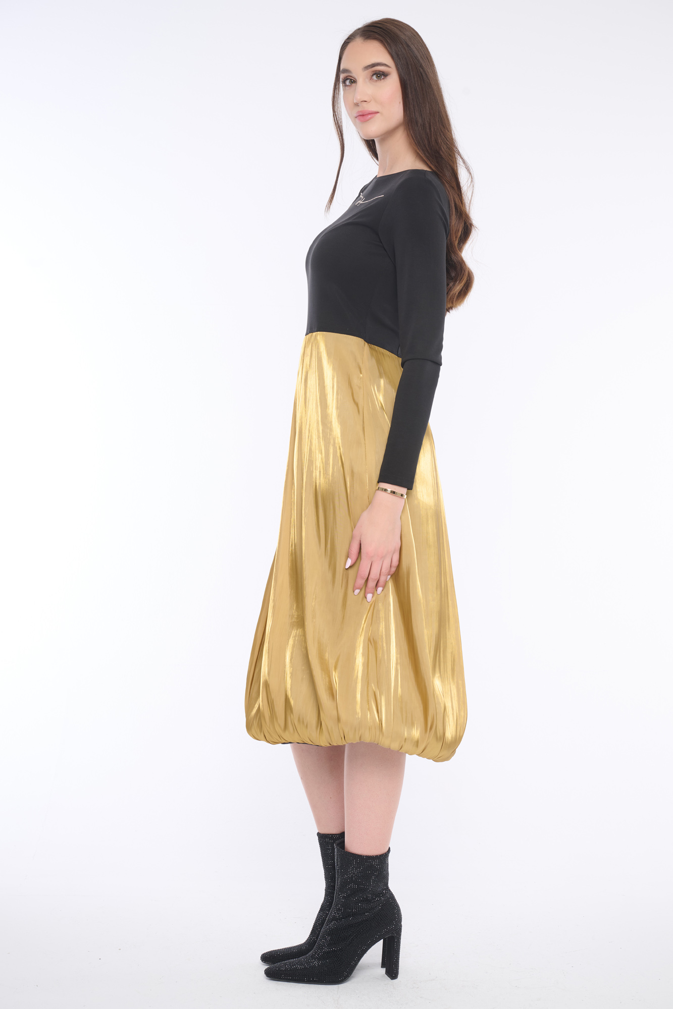 detail 355-581 šaty kombinované