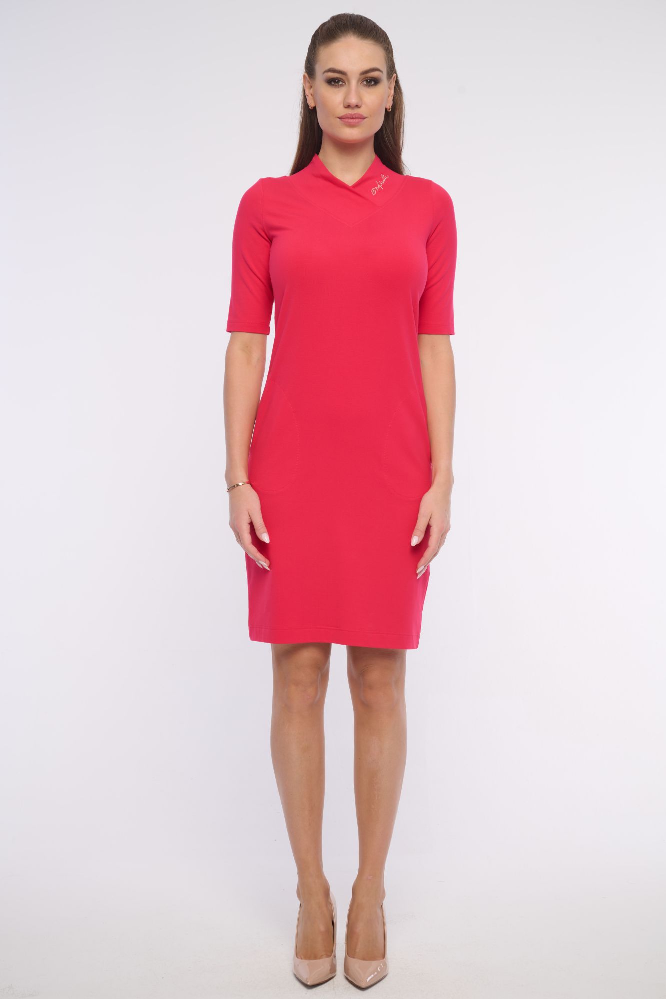 detail 361-594 šaty kombi s žebrem