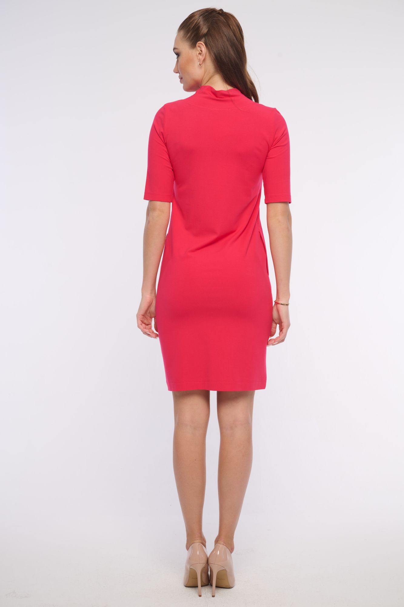 detail 361-594 šaty kombi s žebrem