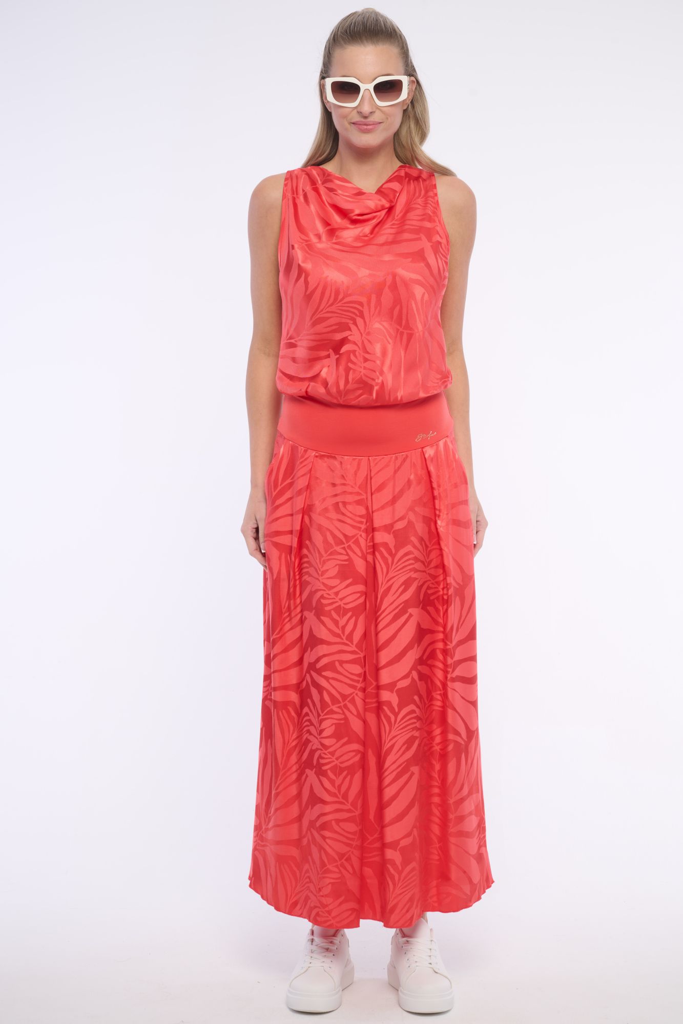 detail 362-601B dlouhé šaty s podkasem