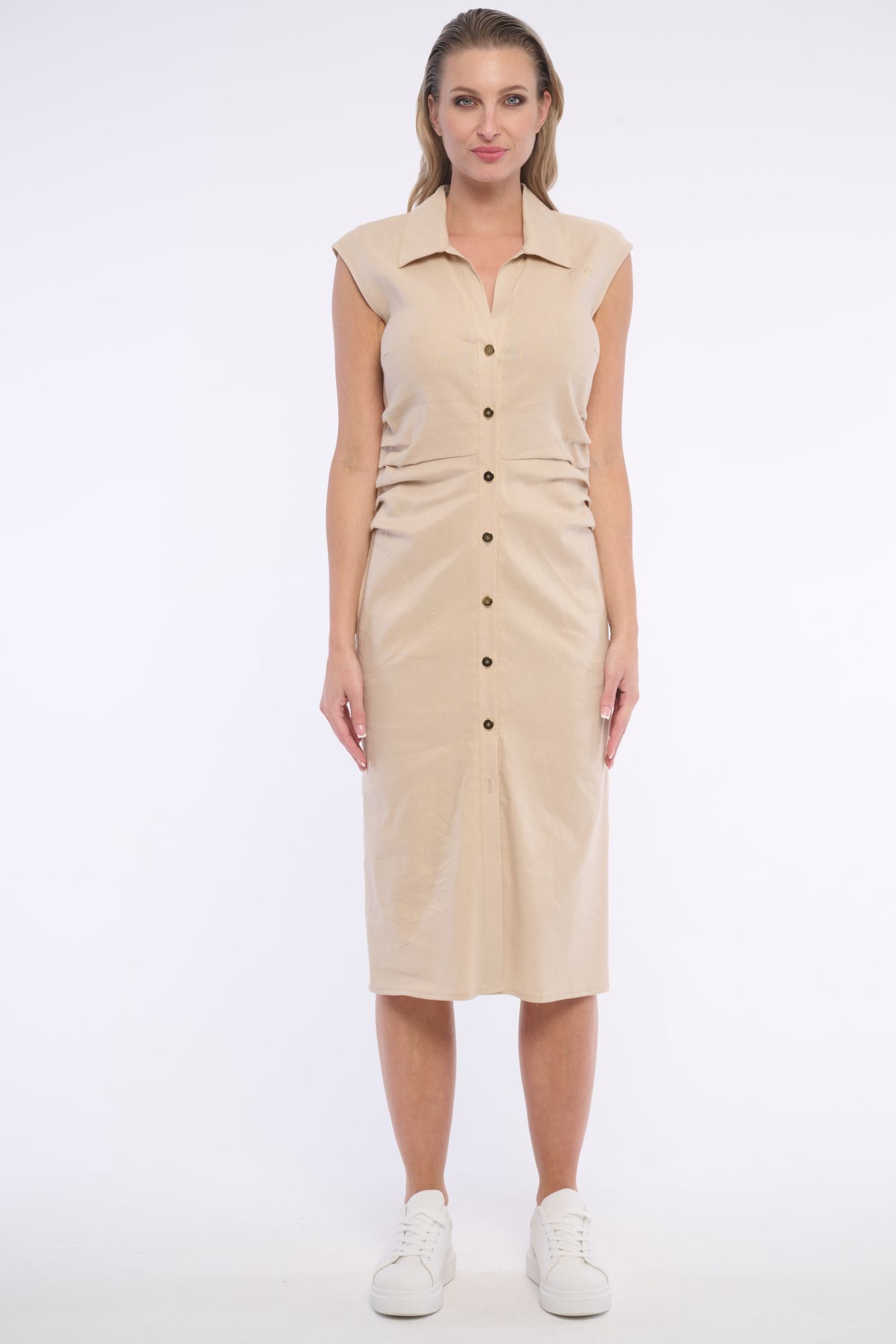 detail 362-603 košil. šaty midi