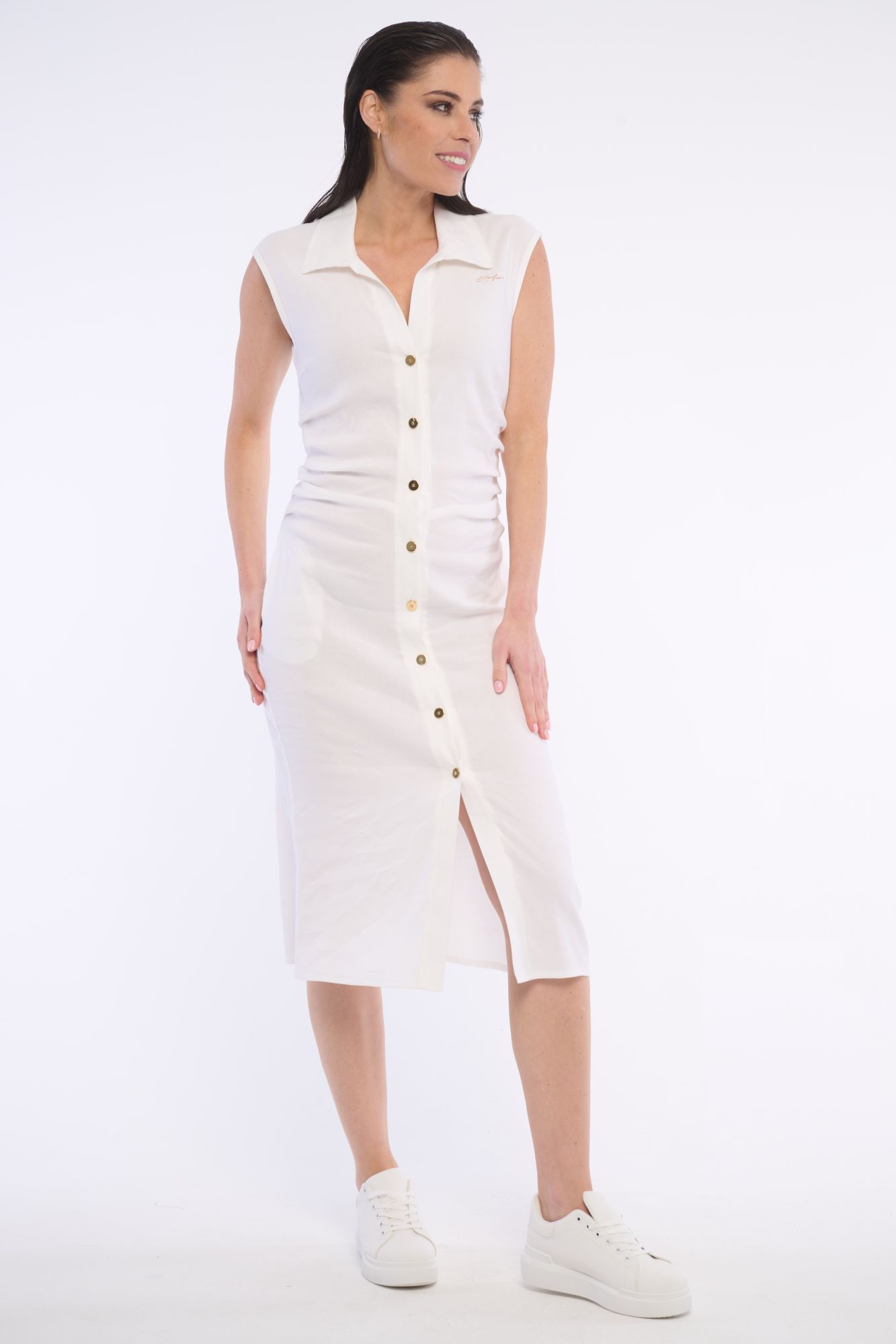 detail 362-603 košil. šaty midi