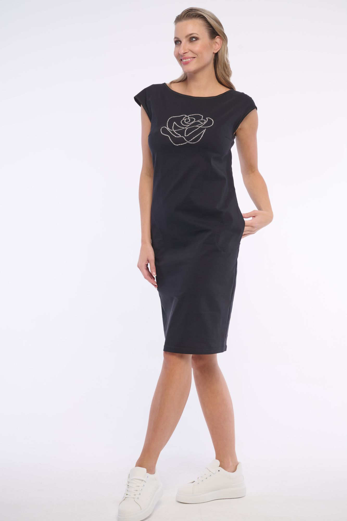 detail 362-616 šaty kr. tubové