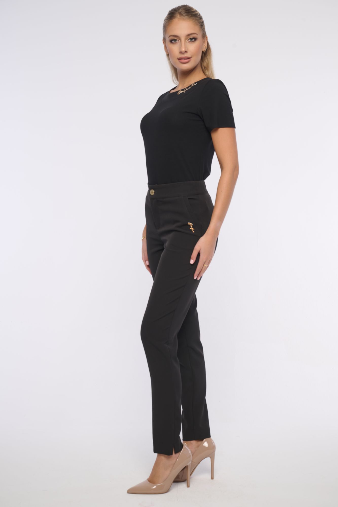 detail 461-800 klas. kalhoty ke kotníkům