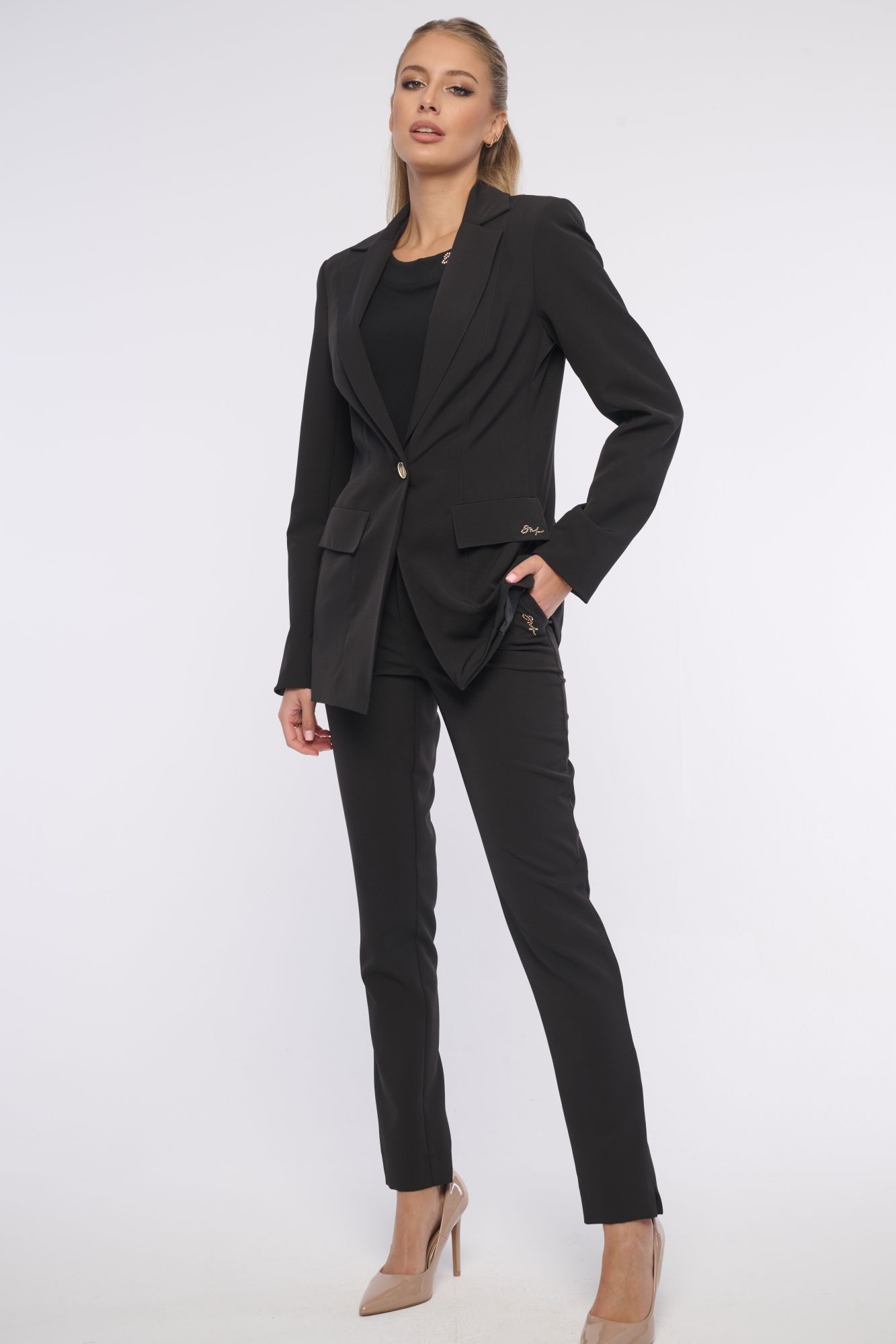 detail 461-800 klas. kalhoty ke kotníkům