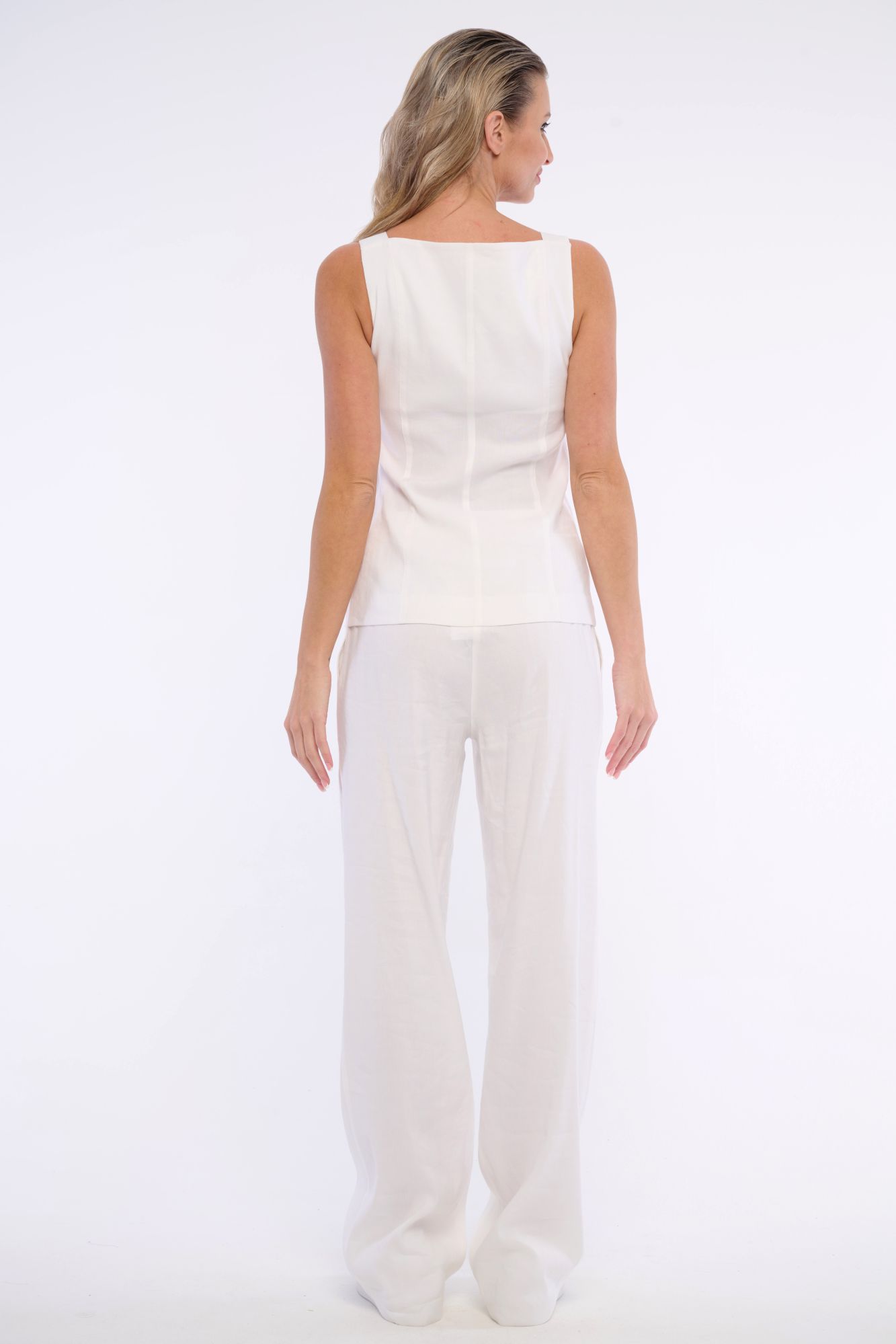 detail 562-489 lněná vesta