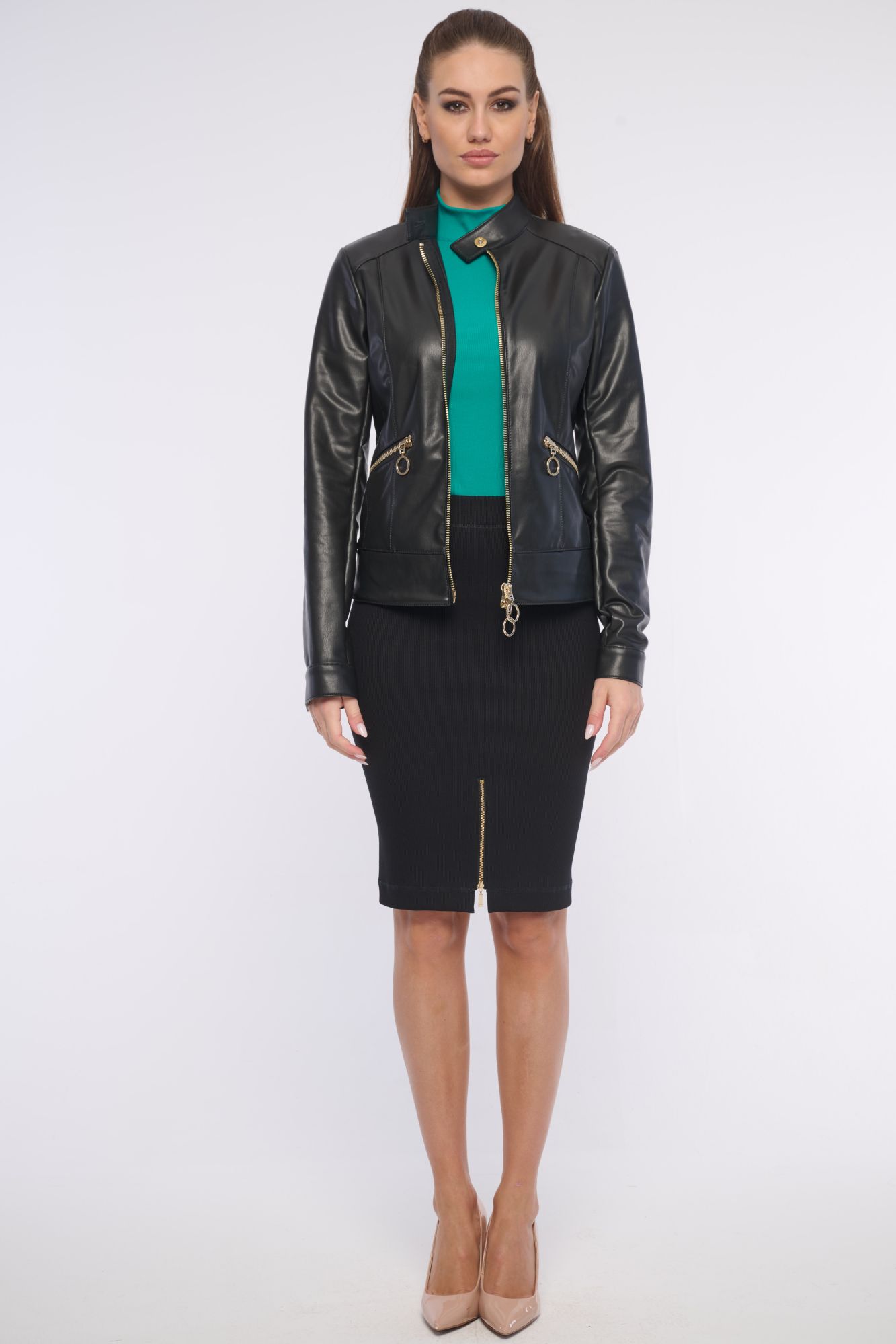 detail 661-284 koženková bundička