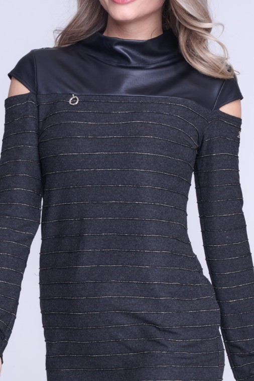 detail 344-519A šaty se zipem