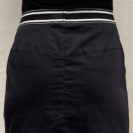 detail 122-605 krátká sukně do gumy
