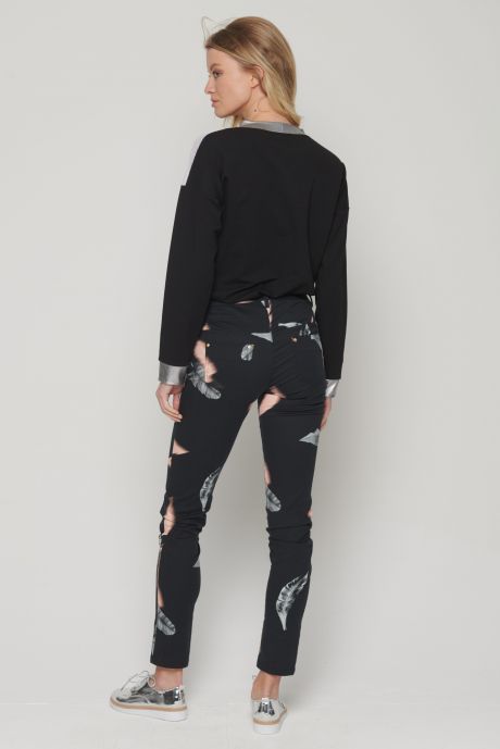 detail 421-691 kalhoty džínového střihu